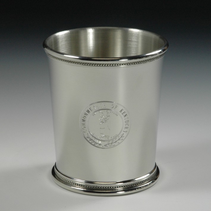 Pewter Mint Julep Cup - Kentucky Seal