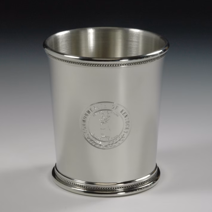 Pewter Mint Julep Cup - Kentucky Seal
